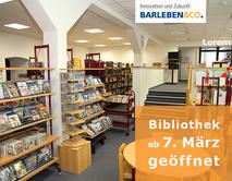 Bibliothek ab 7. M�rz ge�ffnet