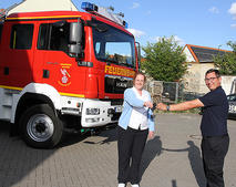 Neues Tankl�schfahrzeug FFW Barleben