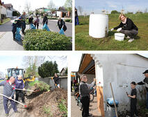 GB putzt sich Bilderkollage #1