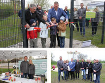 Spielplatzer�ffnung Ebendorf Bilderkollage