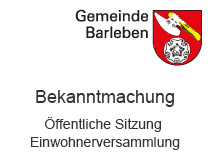 BEKANNTMACHUNG