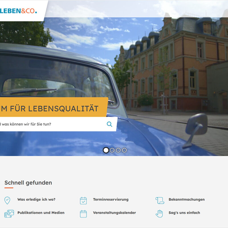 Screenshot Startseite barleben.de