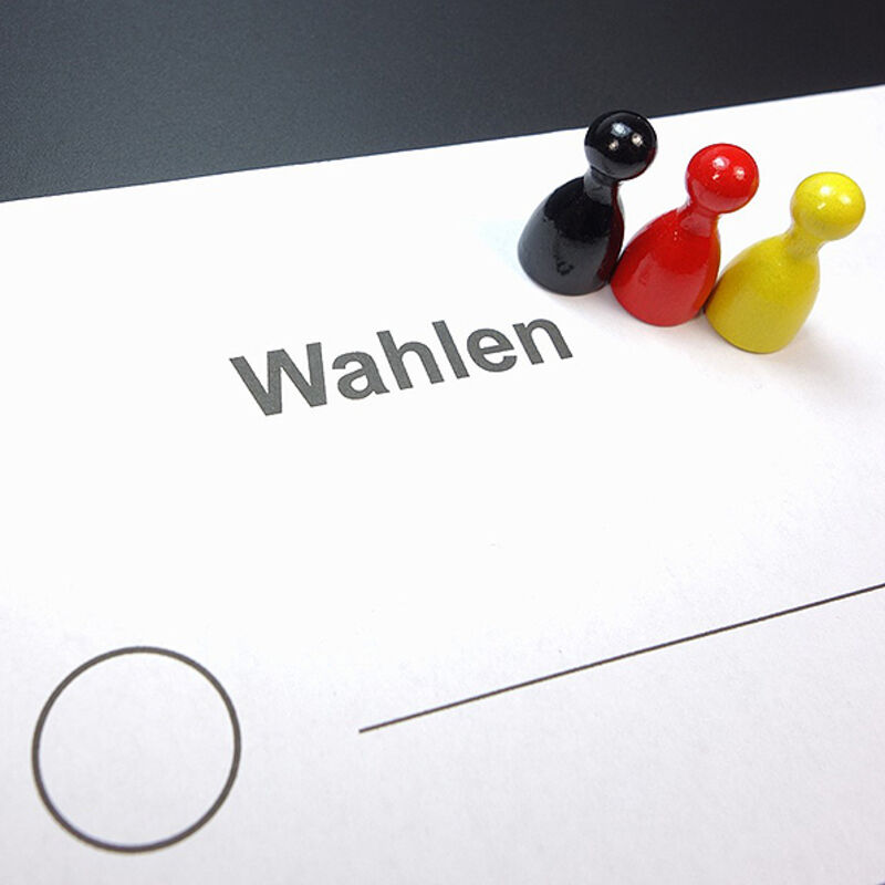Wahlen Wahlzettel 