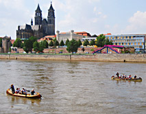 Kanutour im Rahmen des Barleber Workcamp